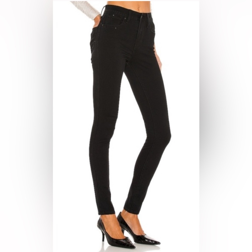 NWT Sandrine Rose Black Mid Rise Black Jeans